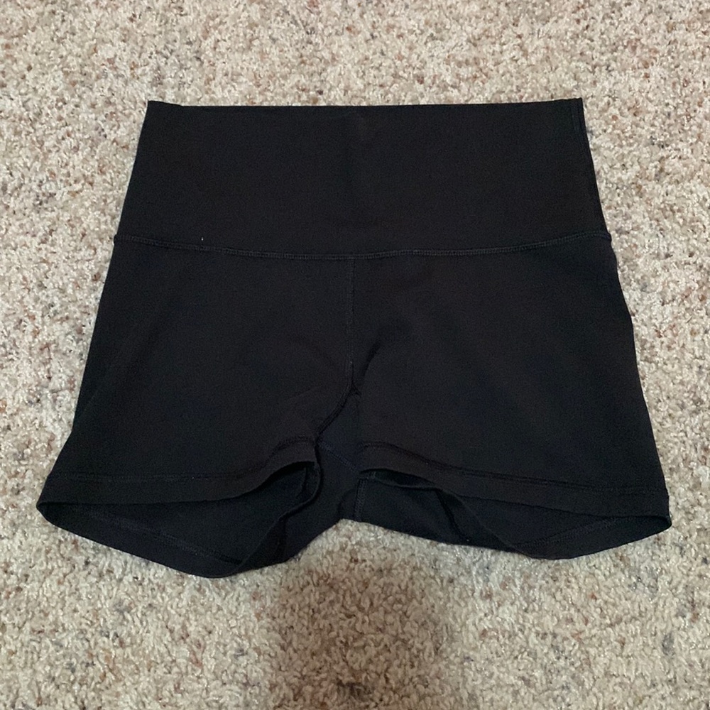 High Rise Spandex Workout Shorts